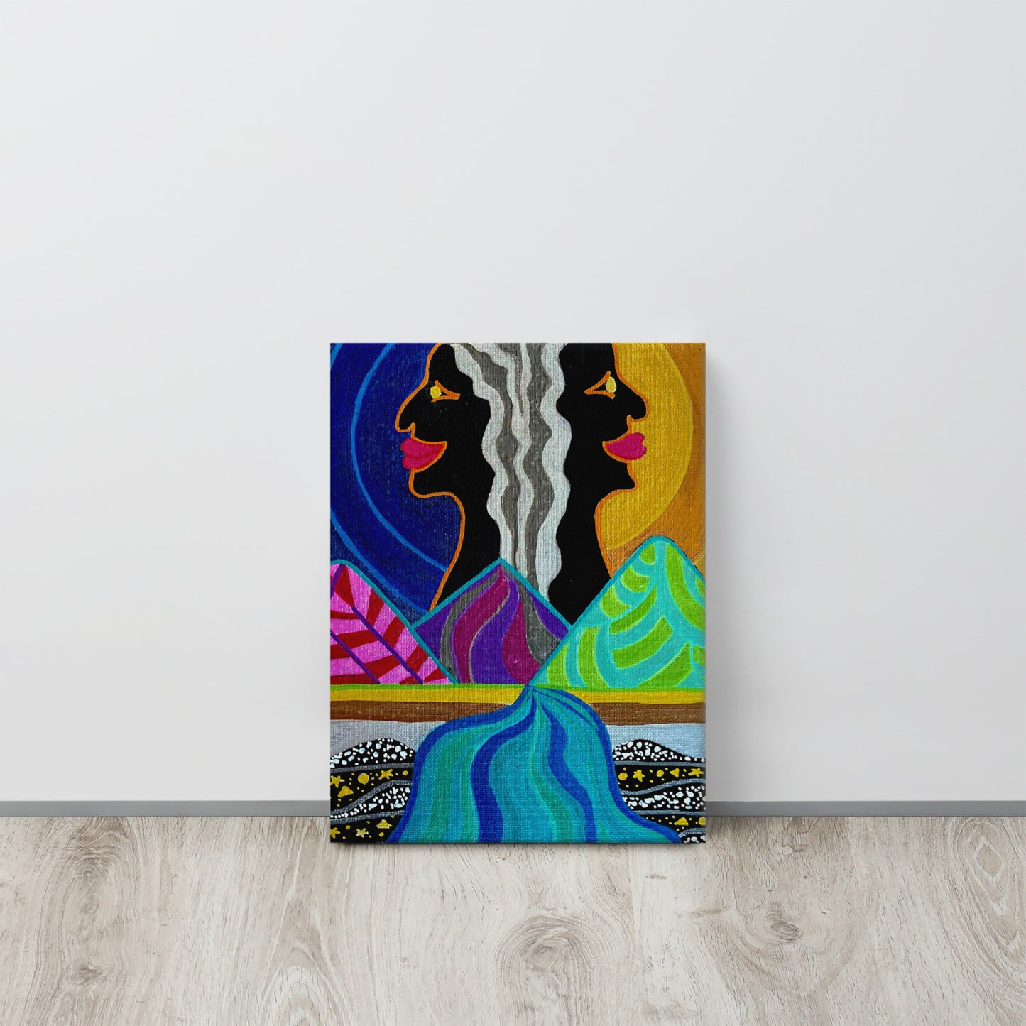 AfroGaia Night Light Canvas (12 x 16)