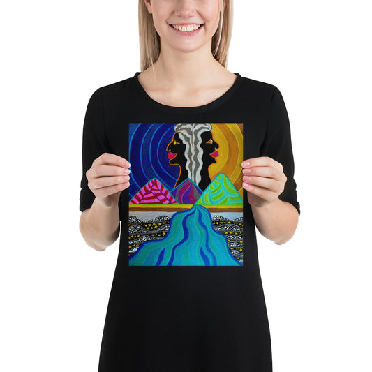 AfroGaia Night Light Poster (8 x 10)