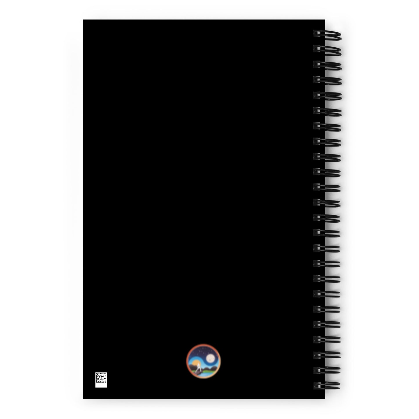 Afrobotica Leap Blue Spiral notebook