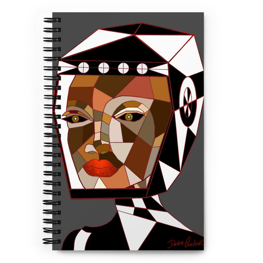 Afrobotica Bella Earth Spiral notebook