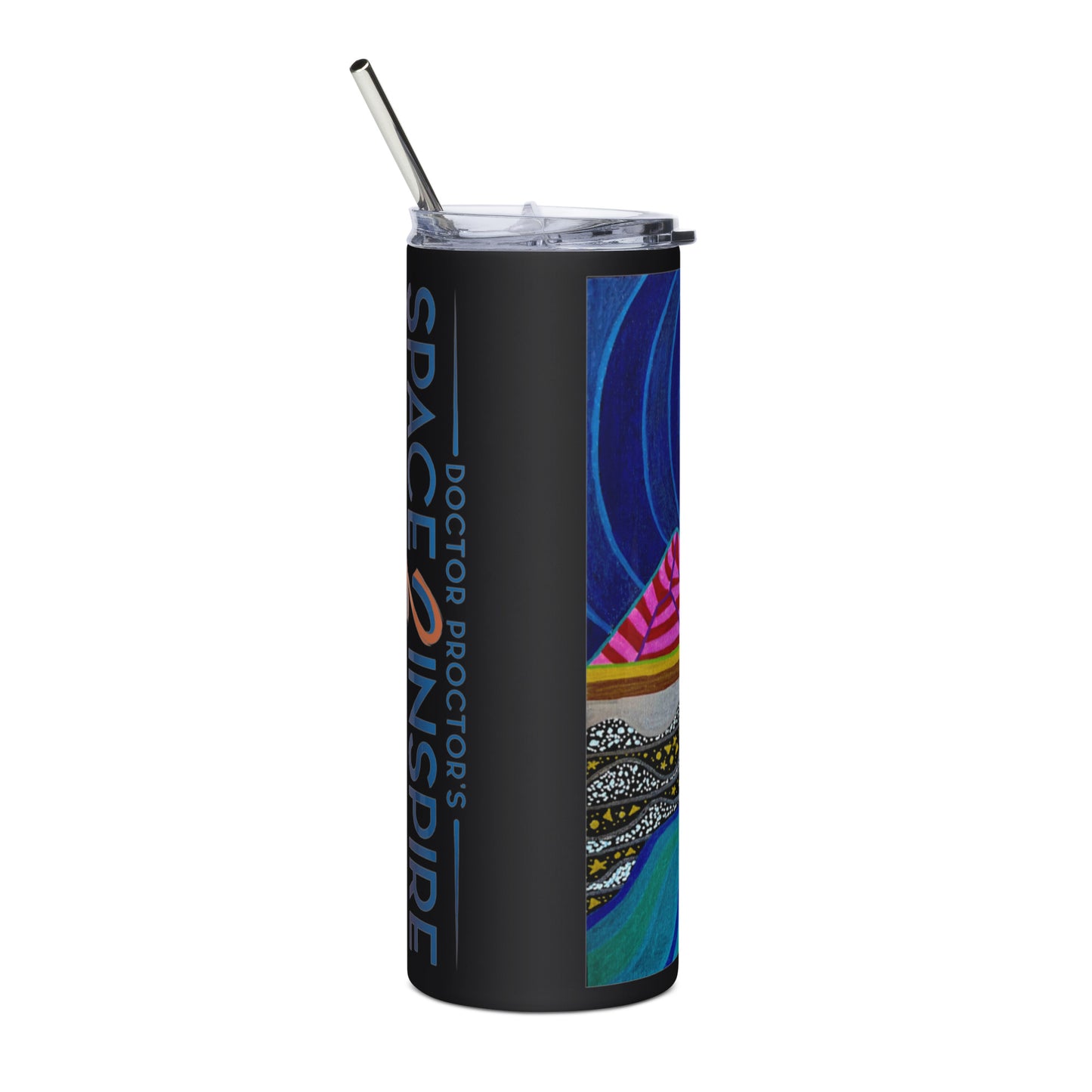 Afrogaia Night Light Stainless steel tumbler