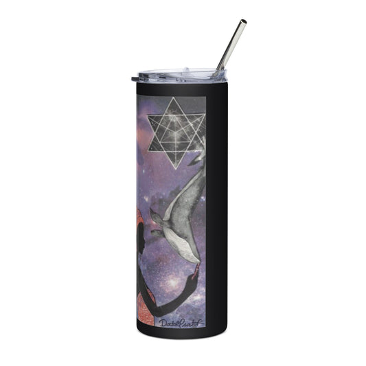 The Whale Dancer Stainless steel tumbler