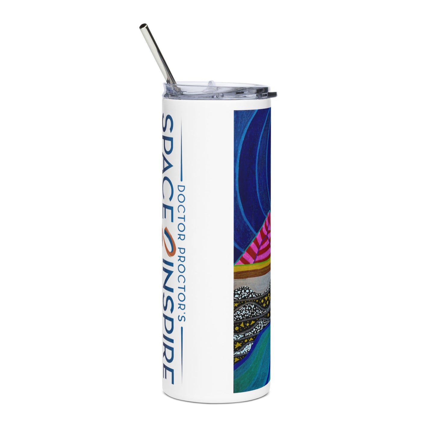 Afrogaia Night Light Stainless steel tumbler