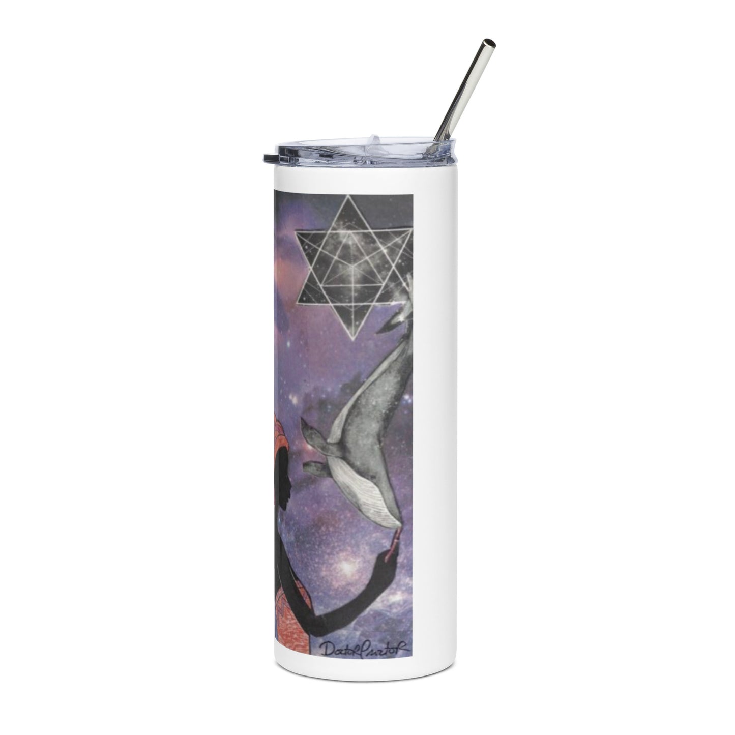 The Whale Dancer Stainless steel tumbler