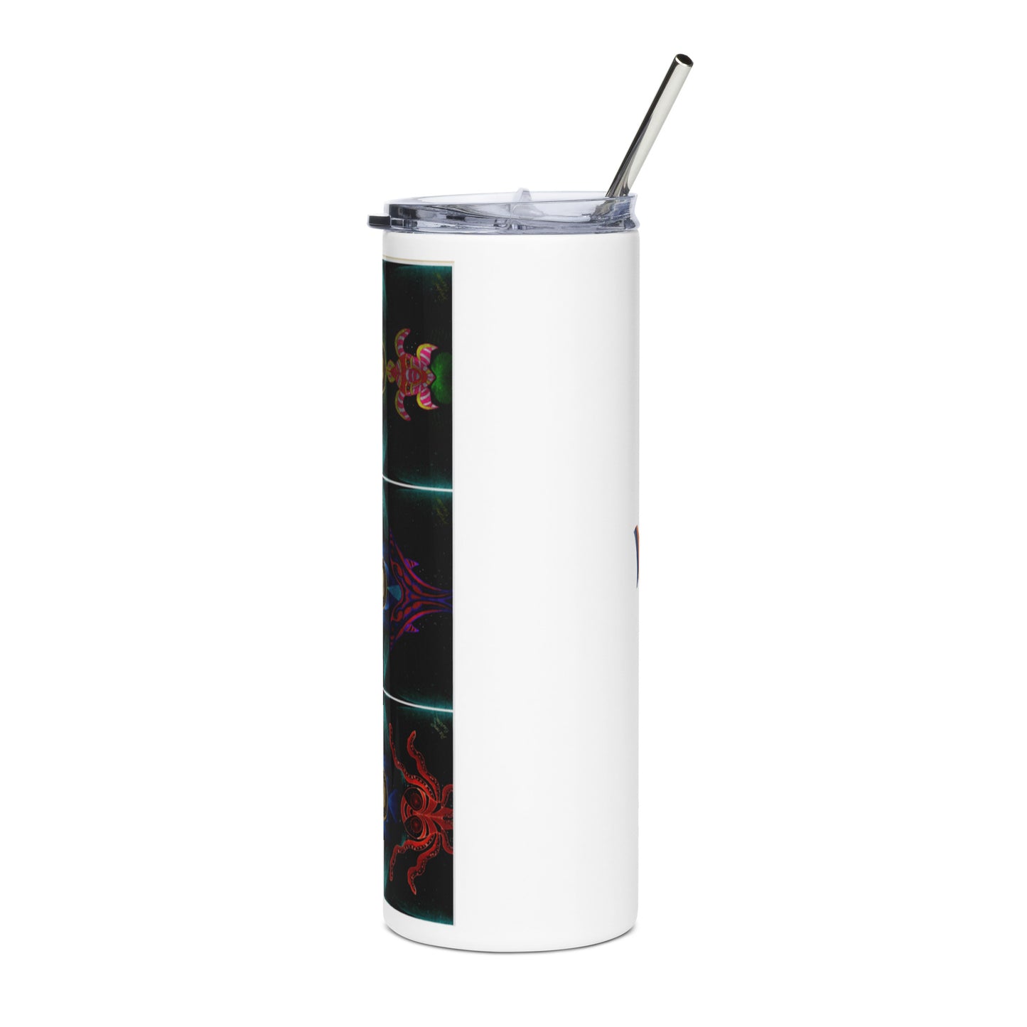 Turtle, Dolphin, Octopus Stainless steel tumbler