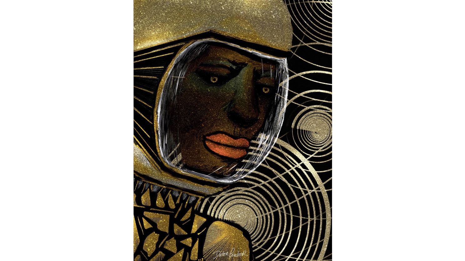 Afrobotica Golden Rings