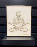 Reversible AffirmationNaut and Afrobotica Releve Resin Pour 8" x 10"