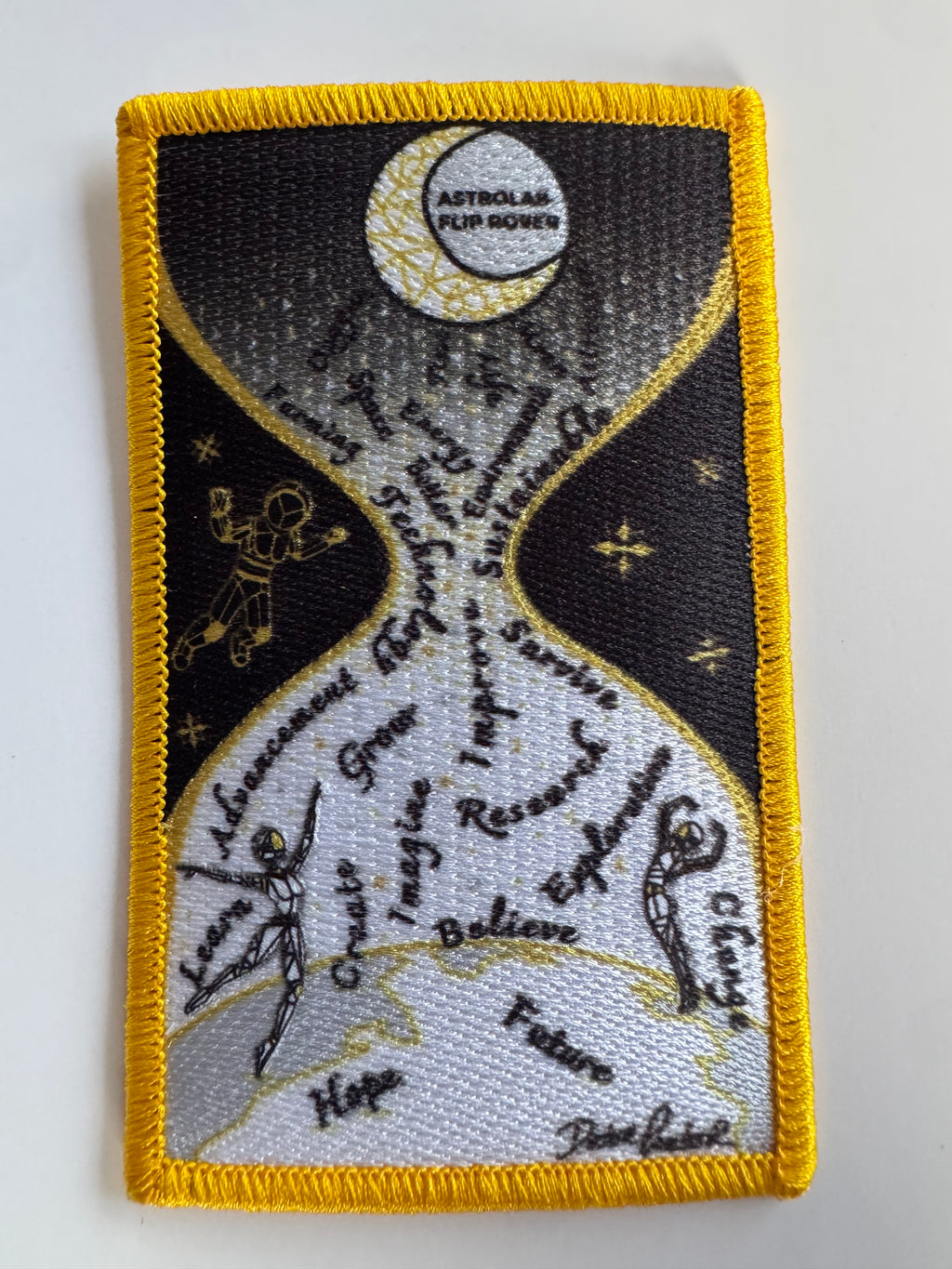 Astrolab Moon Message Patch (autographed)