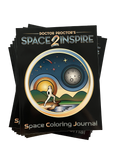 Bundle of 10: SIGNED Space Coloring Journal
