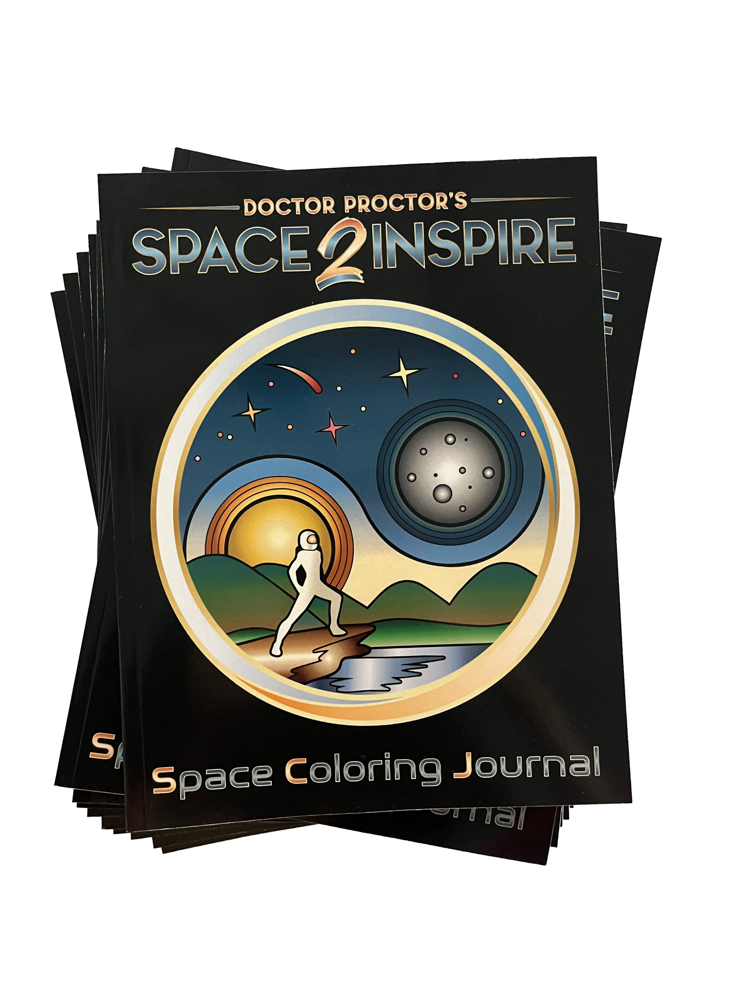 Bundle of 10: Space Coloring Journal