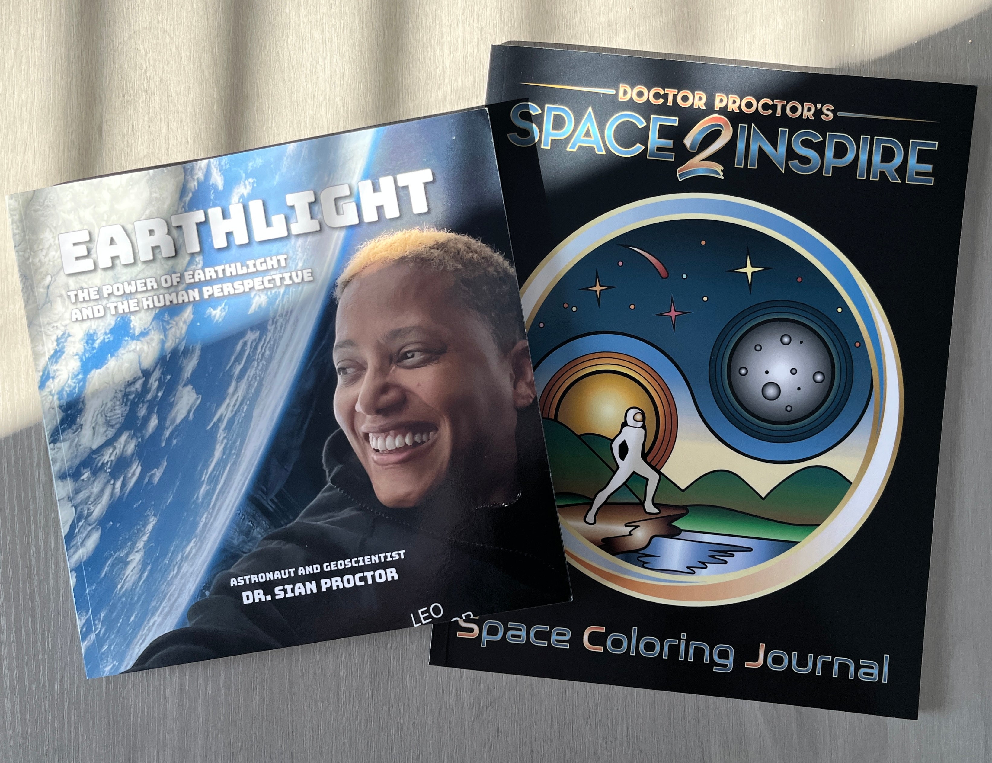 In-Person Book Bundle: Earthlight & Space Coloring Journal