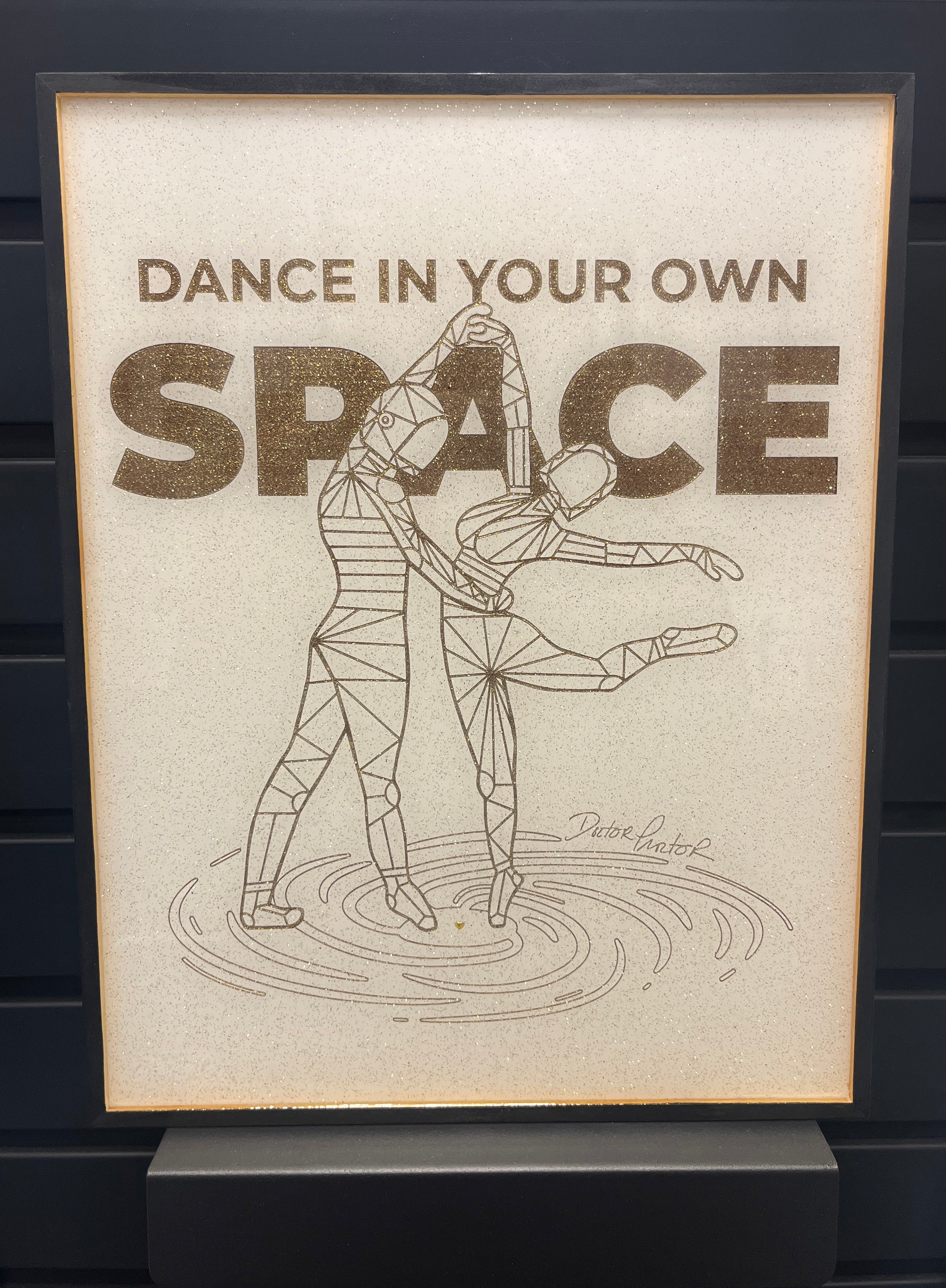 Dance in your own Space Resin Pour 11" x 14"
