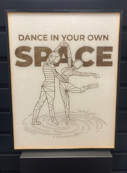 Dance in your own Space Resin Pour 11" x 14"