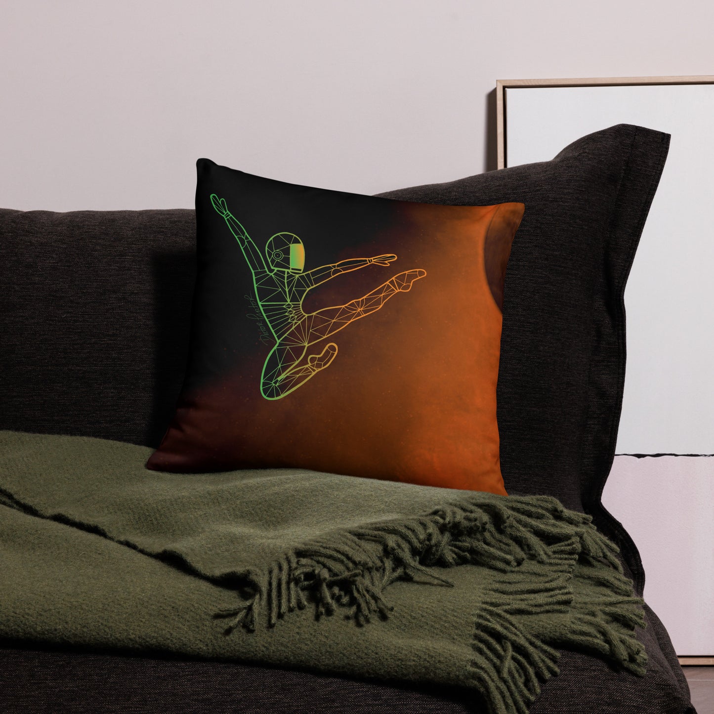 Afroboticus Emerald Pillow