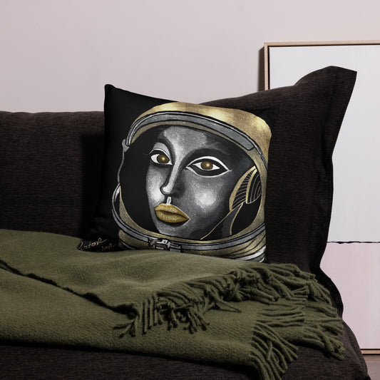 Afrobotica Golden Reflection Pillow Case