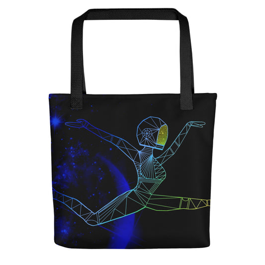 Afrobotica Ciseaux Blue Tote bag