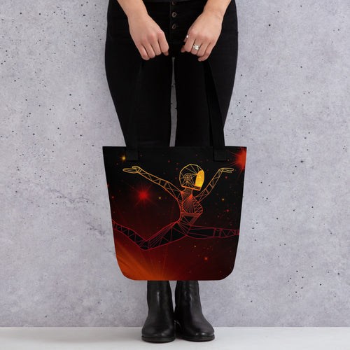 Afrobotica Ciseaux Red Tote bag