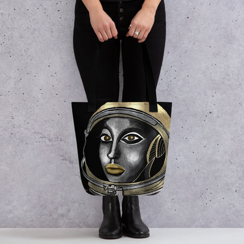 Afrobotica Golden Reflection Tote bag