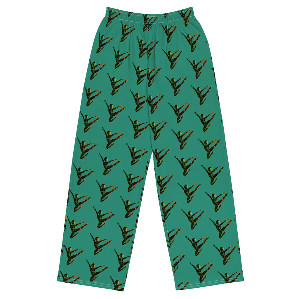 Afroboticus Emerald unisex wide-leg pants