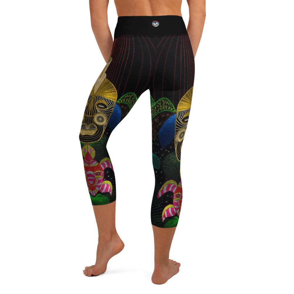 Turtle Yoga Capri Leggings