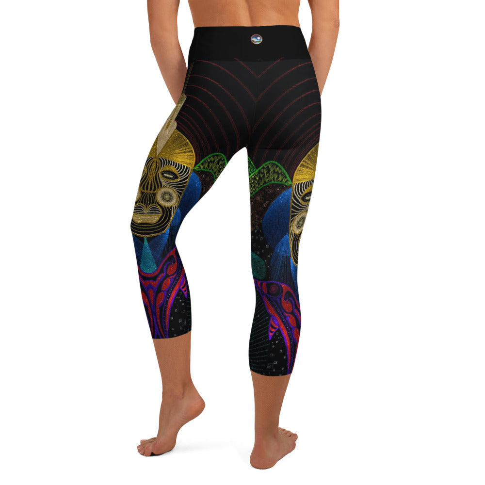 Dolphin Yoga Capri Leggings