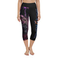 Afrobotica Pointe Nebula Yoga Capri Leggings