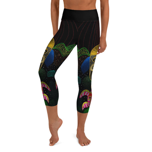 Turtle Yoga Capri Leggings