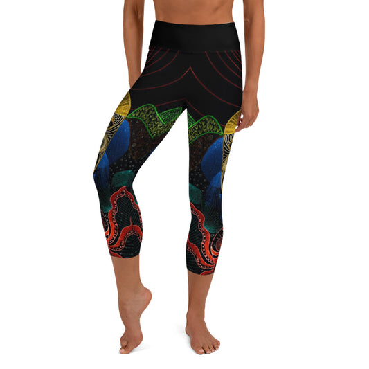 Octopus Yoga Capri Leggings