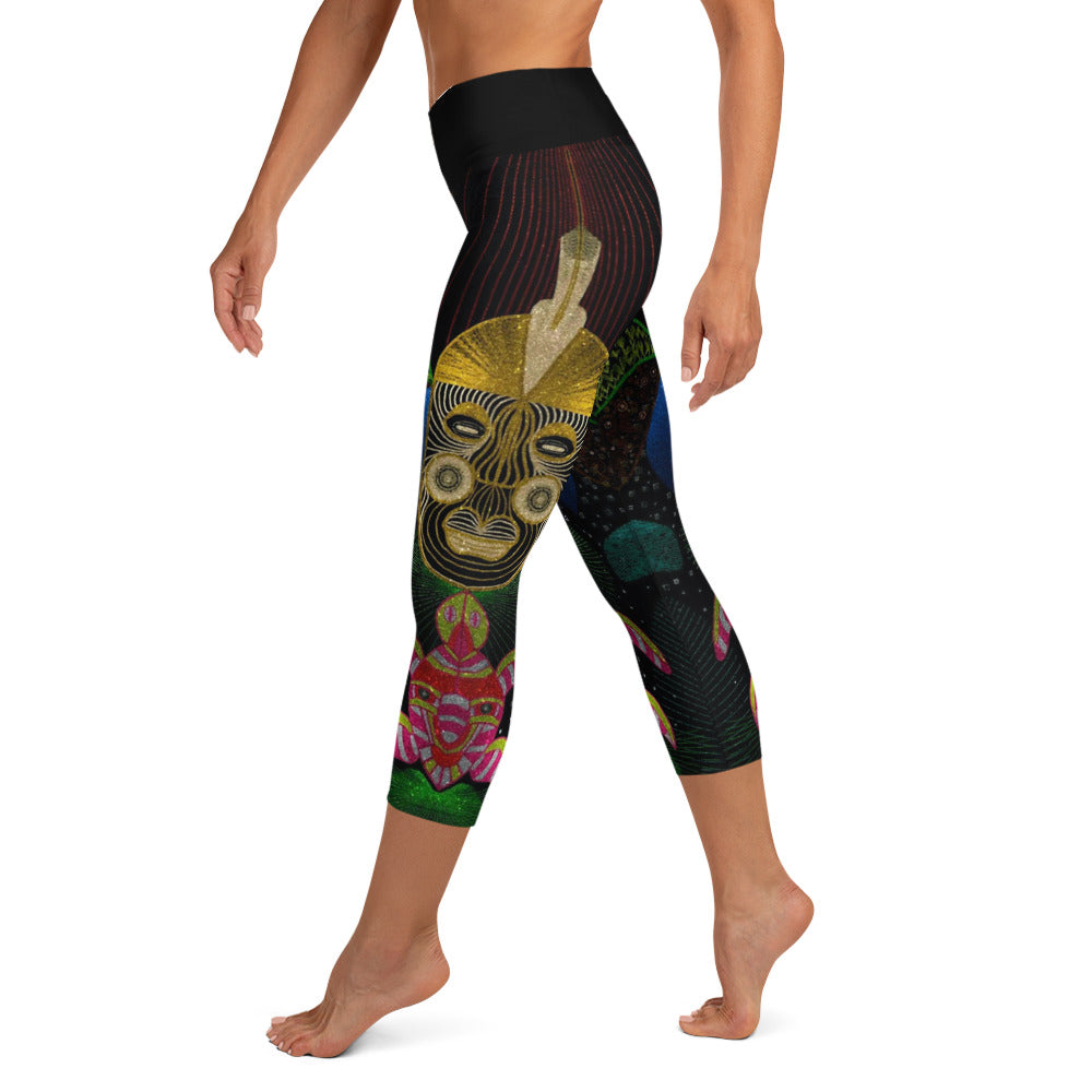 Turtle Yoga Capri Leggings