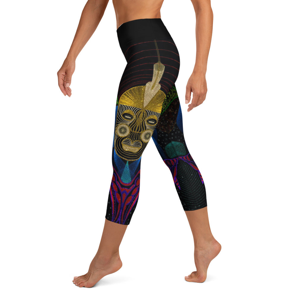 Dolphin Yoga Capri Leggings