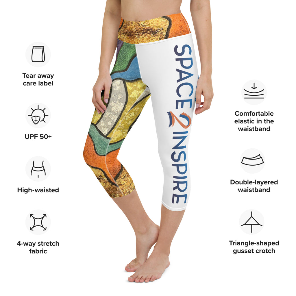 Masquerade Yoga Capri Leggings