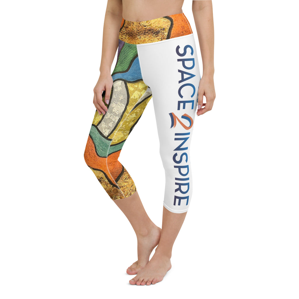 Masquerade Yoga Capri Leggings