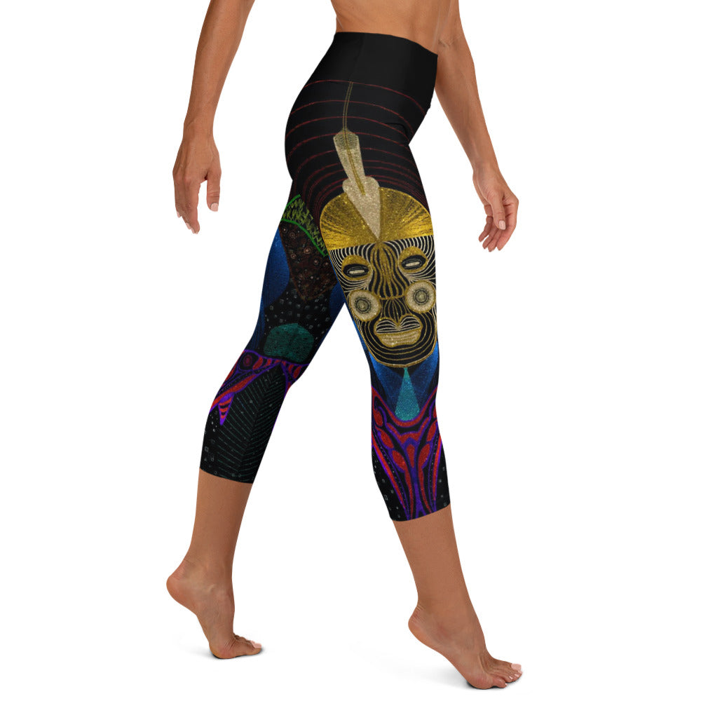 Dolphin Yoga Capri Leggings