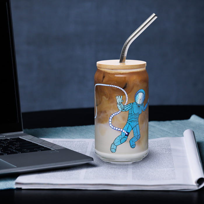 Zero-G Can-shaped glass