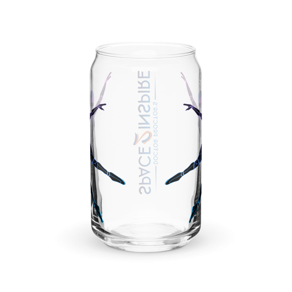 Afrobotica Leap Blue Can-shaped glass