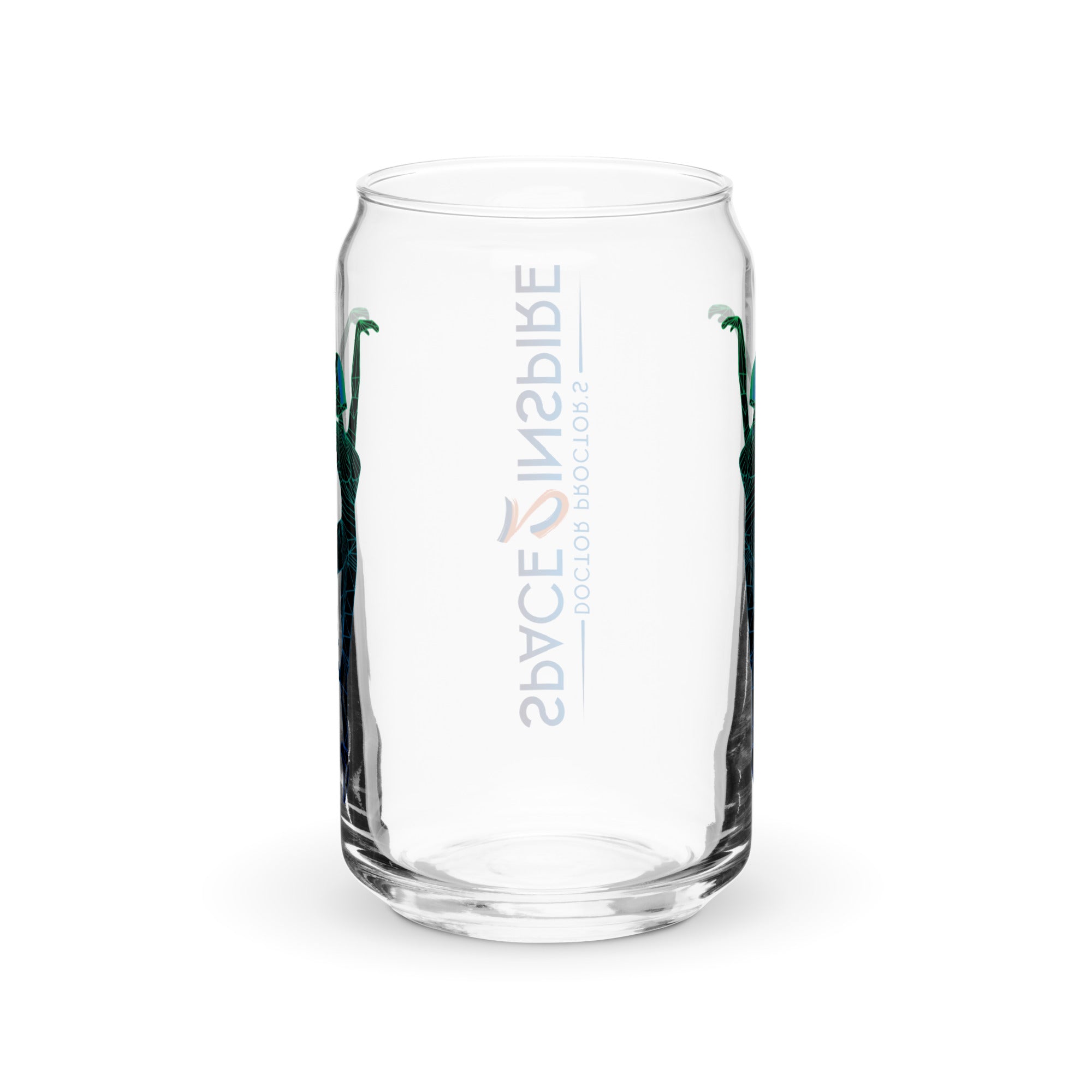 Afrobotica Releve Blue Can-shaped glass