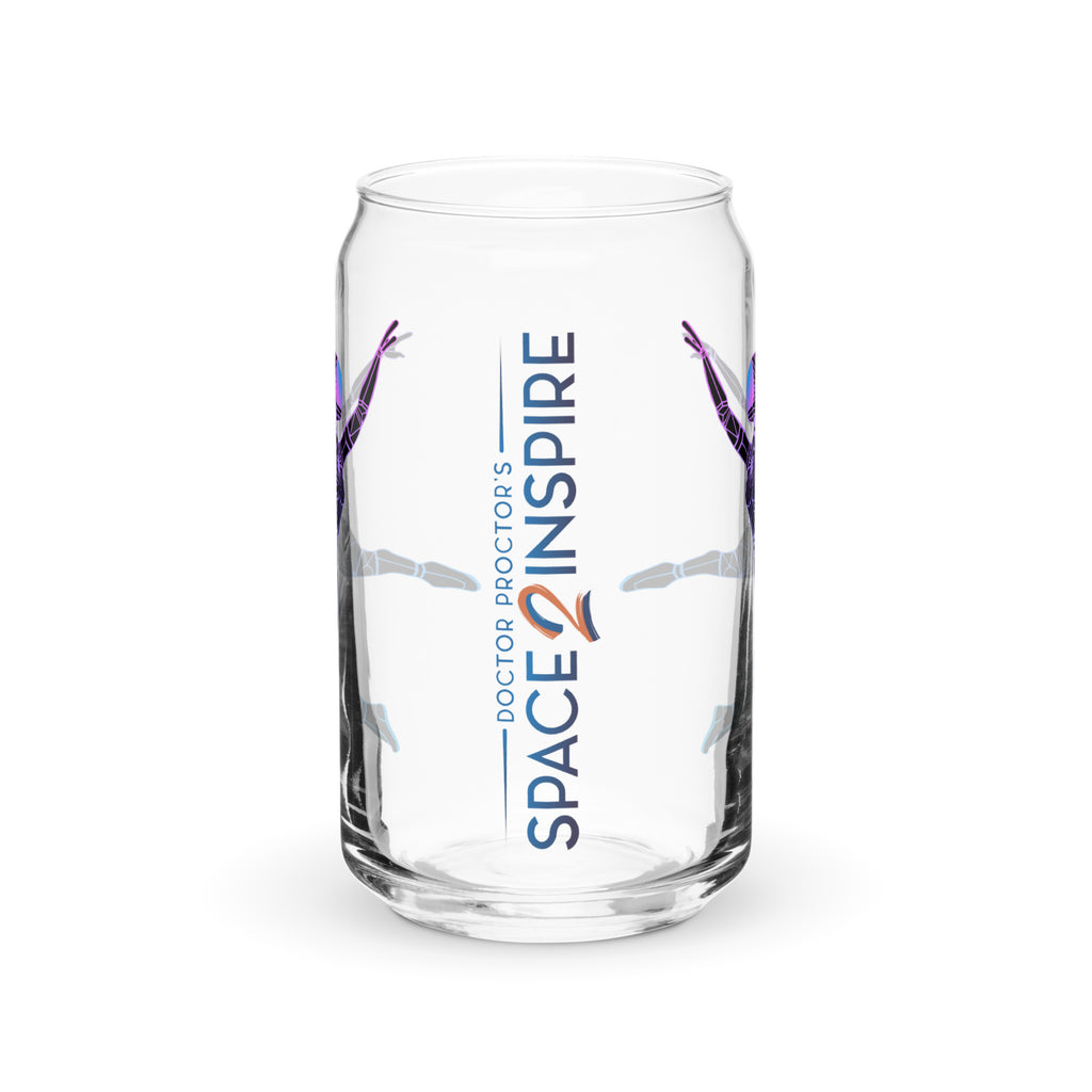 Afrobotica Leap Blue Can-shaped glass