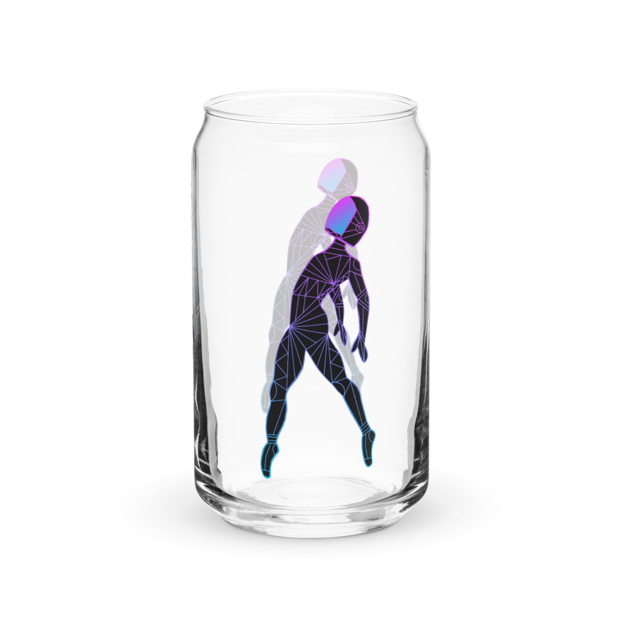 Afroboticus Cobalt Can-shaped glass