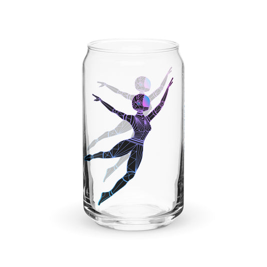 Afrobotica Leap Blue Can-shaped glass