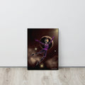 Afrobotica Leap into the Moon Canvas (12 x 16)