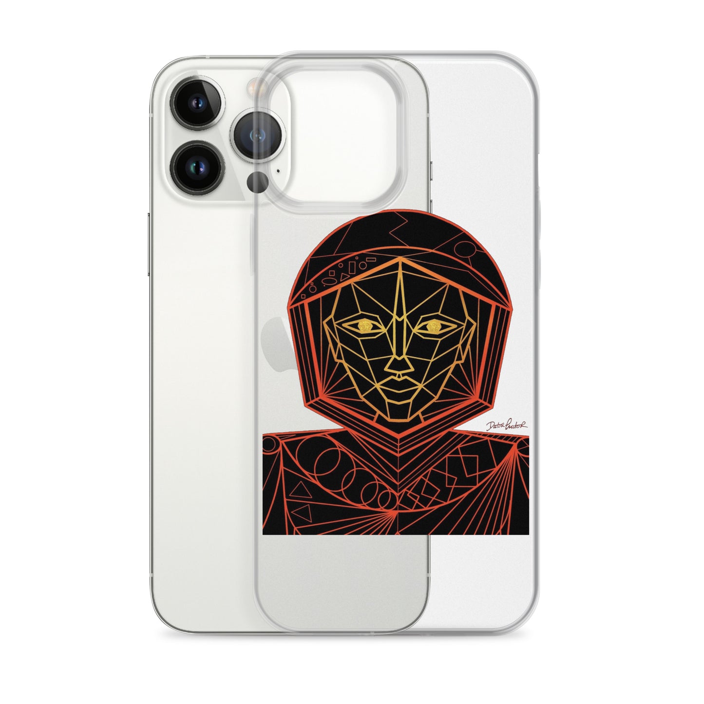 Afrobotica Avatar Red Clear Case for iPhone®