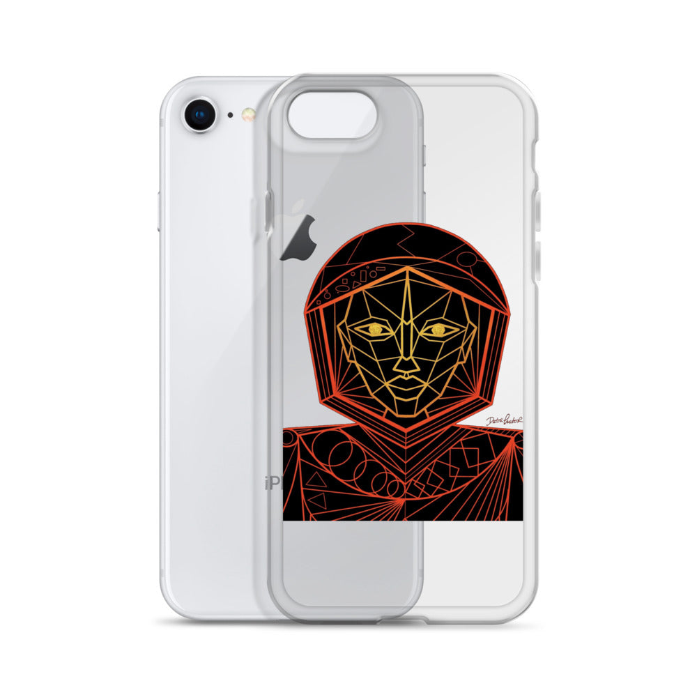 Afrobotica Avatar Red Clear Case for iPhone®