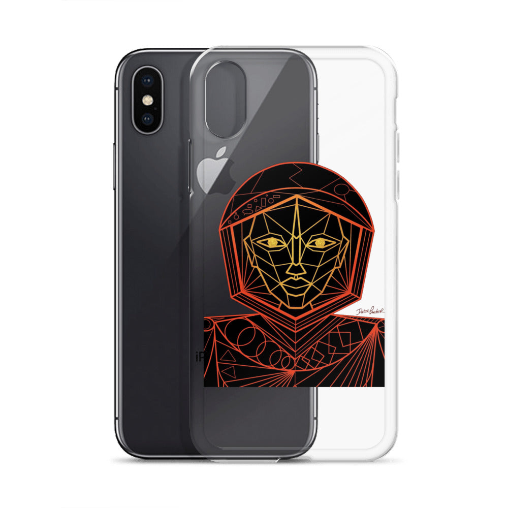 Afrobotica Avatar Red Clear Case for iPhone®