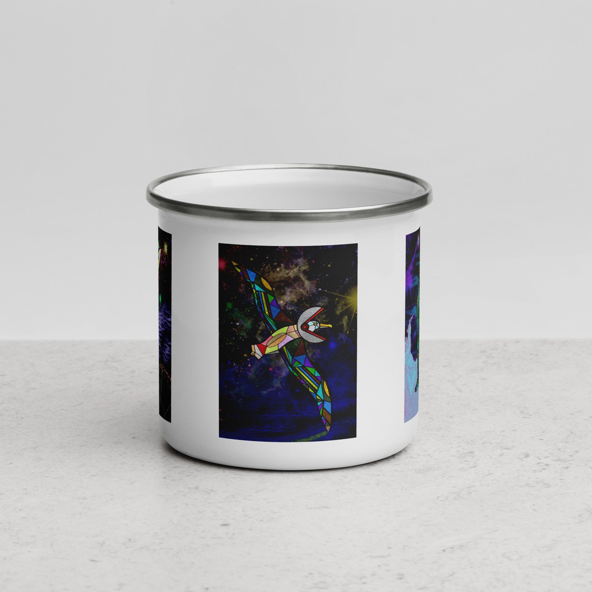 Oceans Enamel Mug