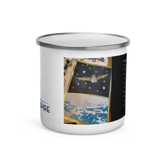 What Dreams May Come with Poetry Enamel Mug