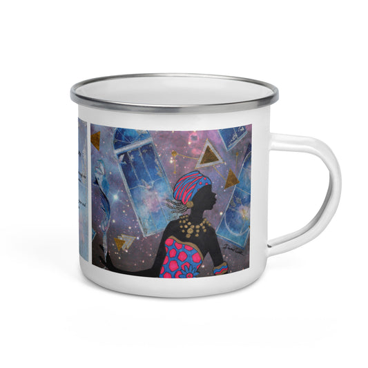 Windows of Opportunity with Poetry Enamel Mug