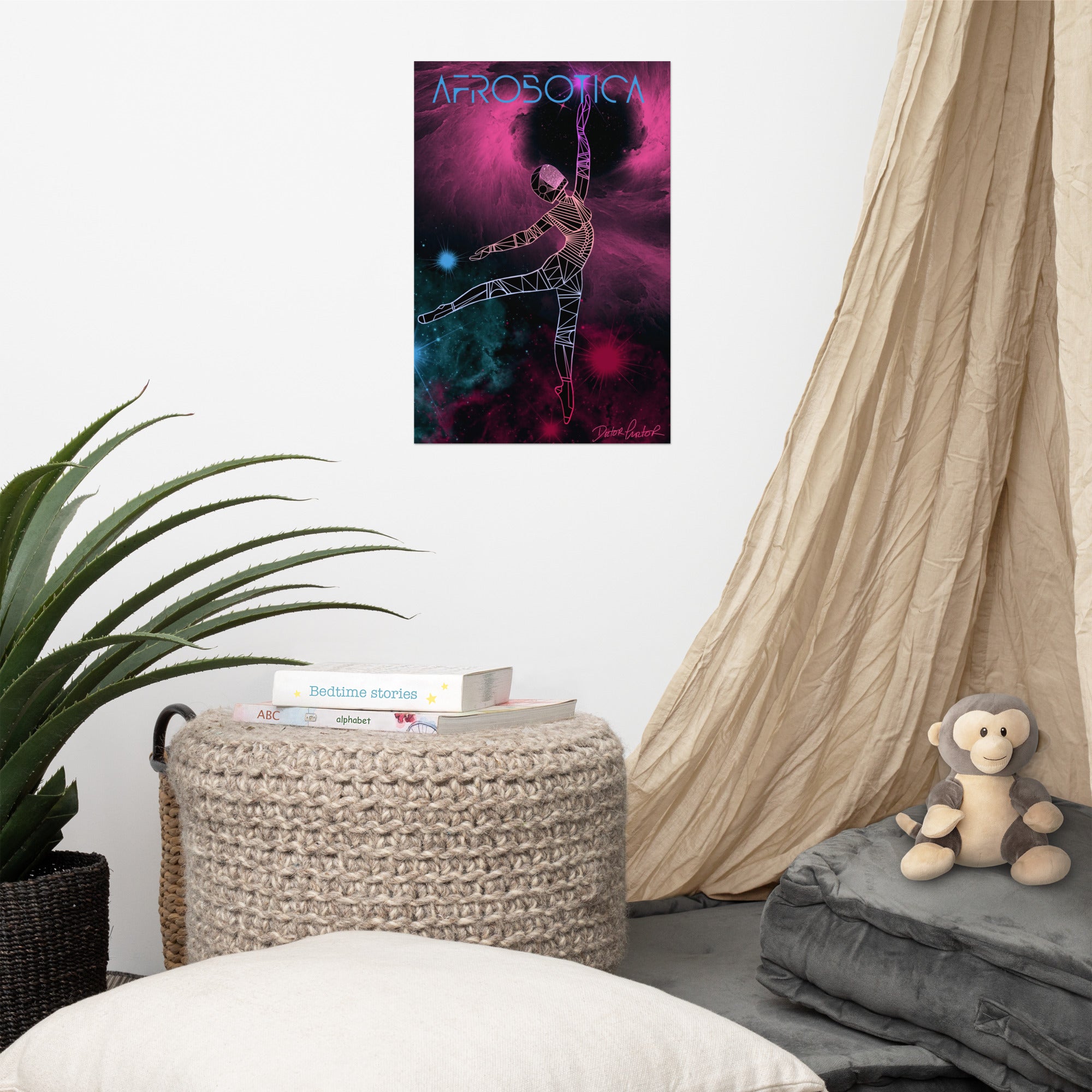 Afrobotica Pointe Nebula Poster (12 x 18)