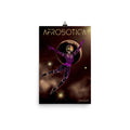 Afrobotica Leap into the Moon Poster (12 x 18)
