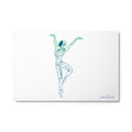 Afrobotica Releve Blue Metal print (24 x 36)