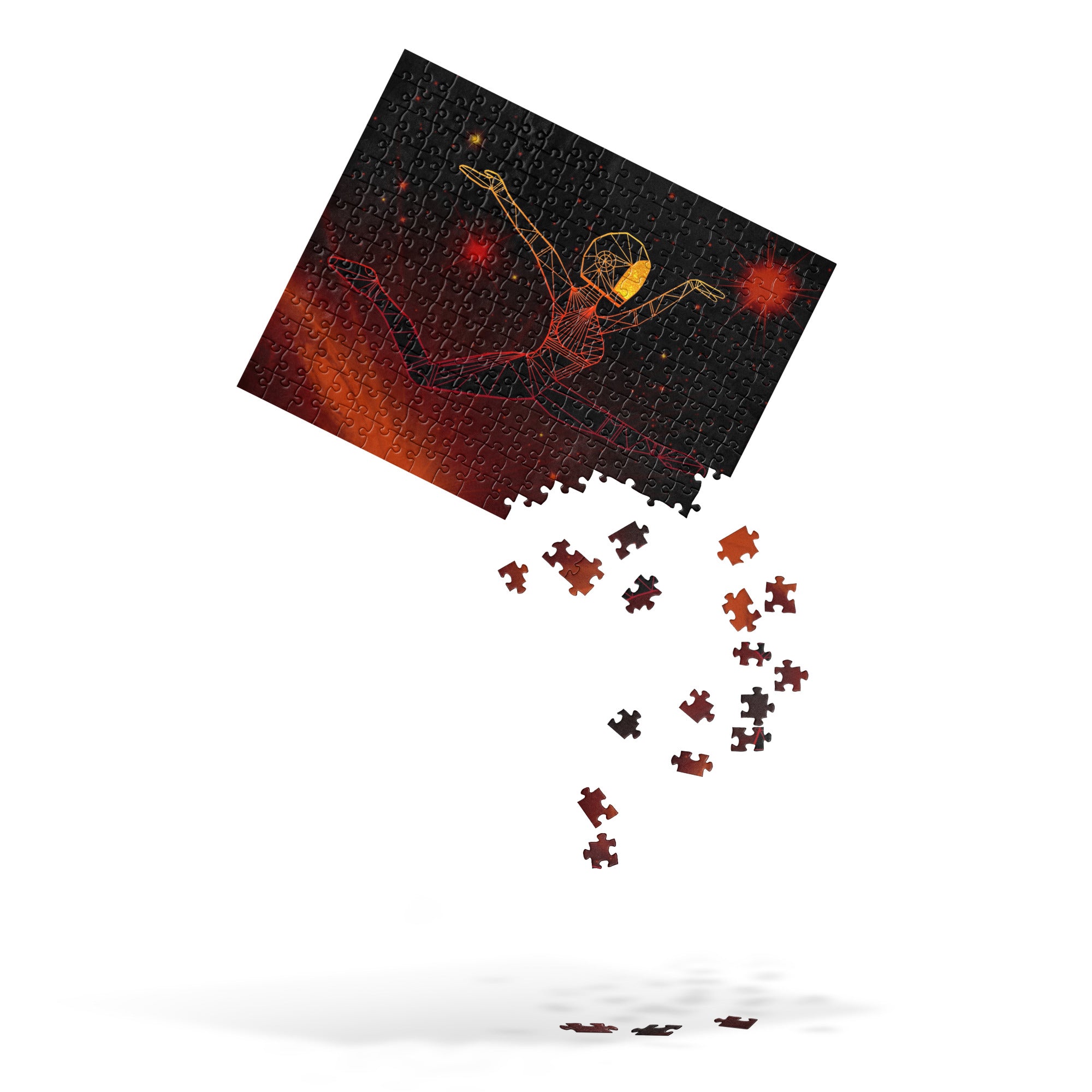 Afrobotica Ciseaux Red Jigsaw puzzle